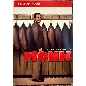 Universal Studios Monk The Complete Fourth Season DVD Set Tony Shalhoub